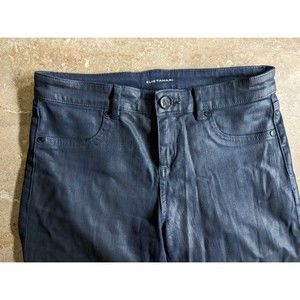 elie tahari waxed low rise pants